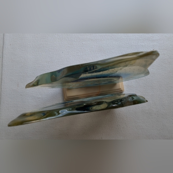 Acrylic Art Sculptures Marlin Fish Set of 2 Ocean Marine Life Home Decor N-2 - Picture 10 of 14